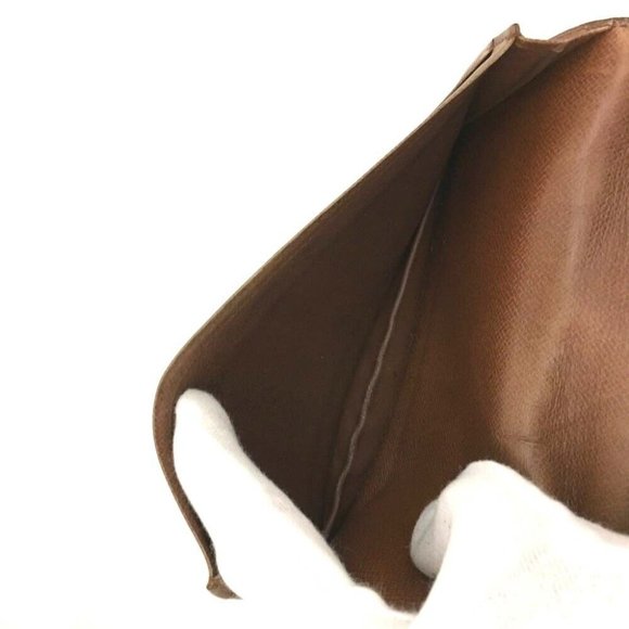 560072A V Louis Vuitton Wallet Long Porte Cartes Credit Yen Bifold Monogram - Picture 7 of 9